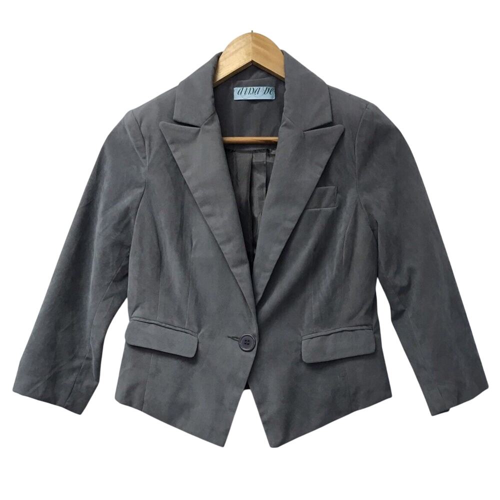 Dina Be Jacket Womens Small Gray